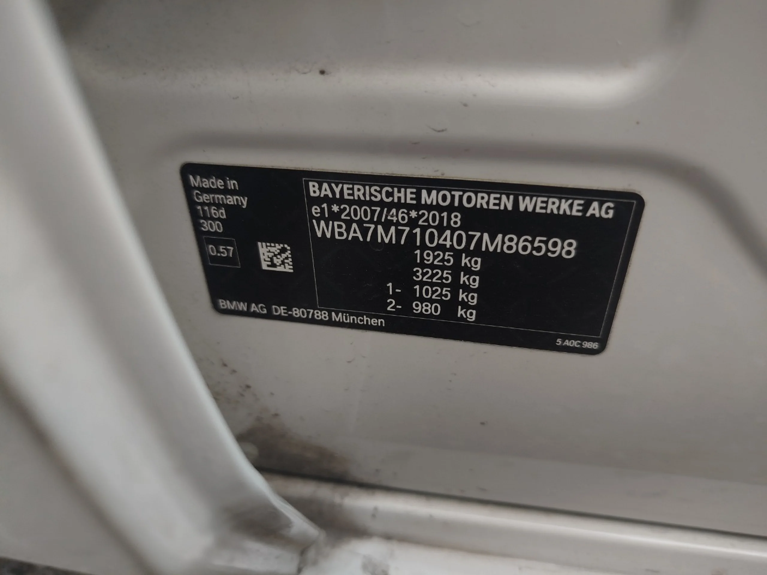 BMW 116 SERIES 1 116d - Foto 8